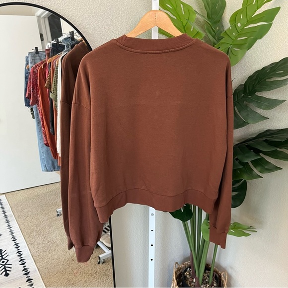 ✨ Sedona Graphic Crop Sweatshirt L | Boho Desert Vibes Pullover - Picture 6 of 6